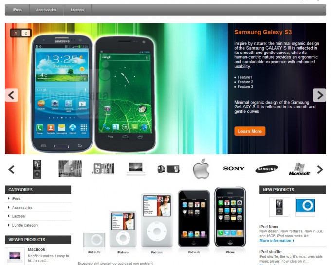 Prestashop Module - Nemo's Prestashop Slider Front office