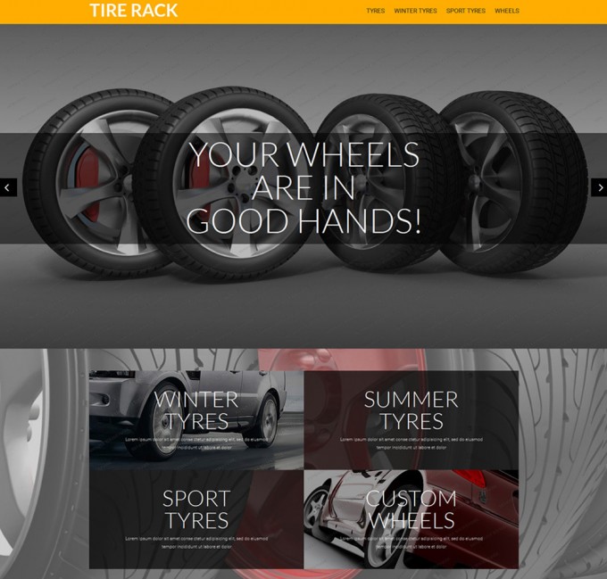 Free Prestashop Theme Wheels And Tires