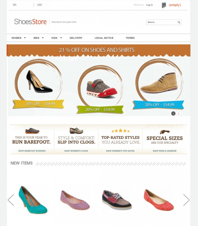 Free PrestaShop 1.5 Theme - Prestacoder